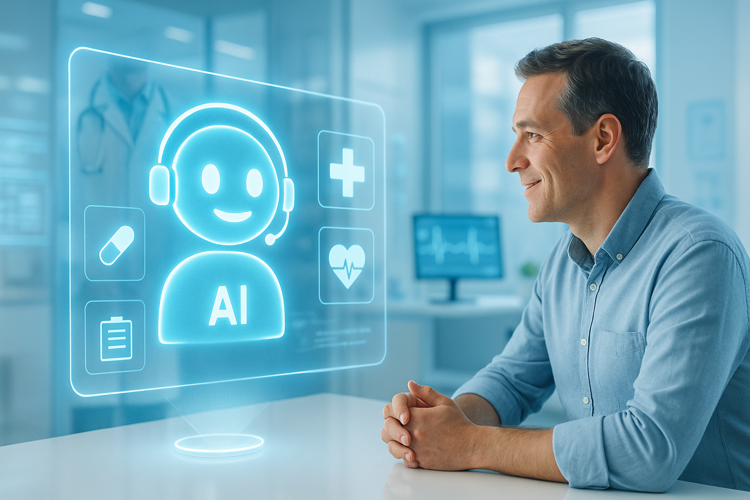 imagen chatbot medico inteligencia artificial